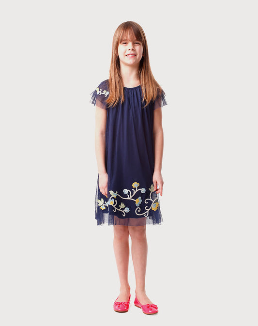 Girl's Net Gown Dress