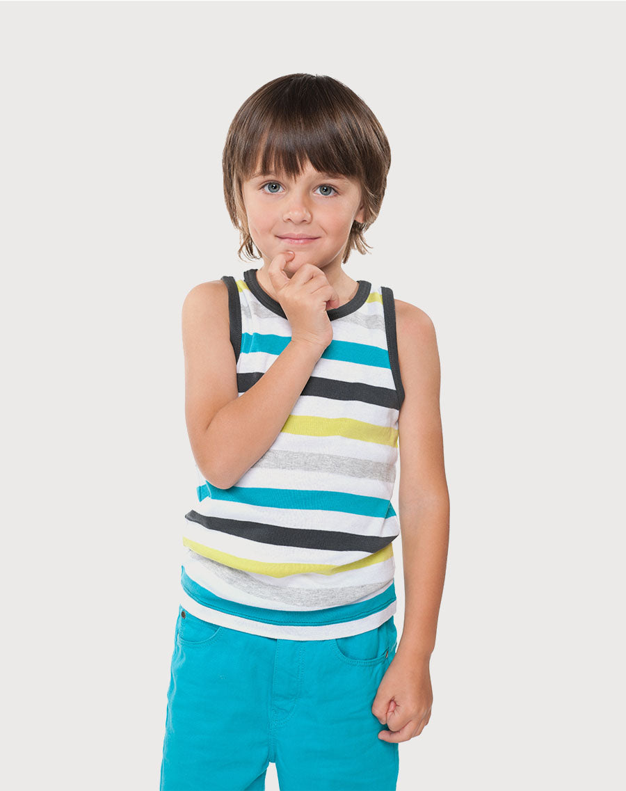 Kids Cotton Sleeveless Tshirt