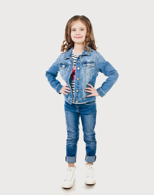 Girls Cotton Full Hand Shirt